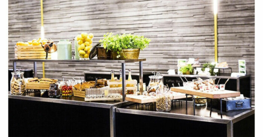 På frukosten finns det alltid veganska alternativ. Clarion hotell Malmö Live