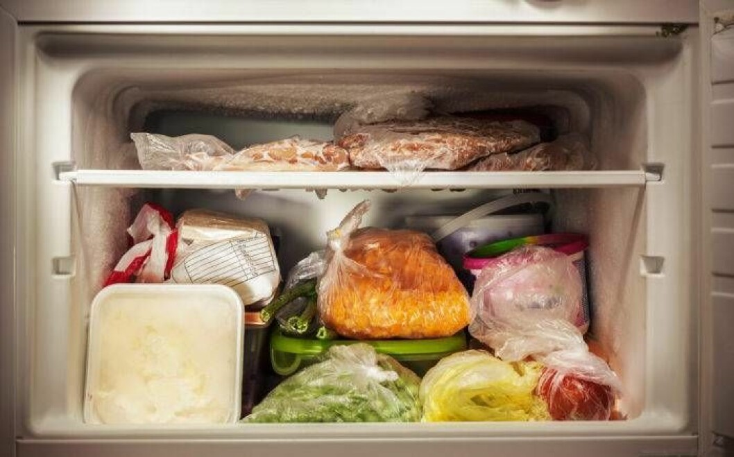 Packa om det som ska frysas in och märk upp så blir det lättare att orientera sig i frysen. Bild. IBL
