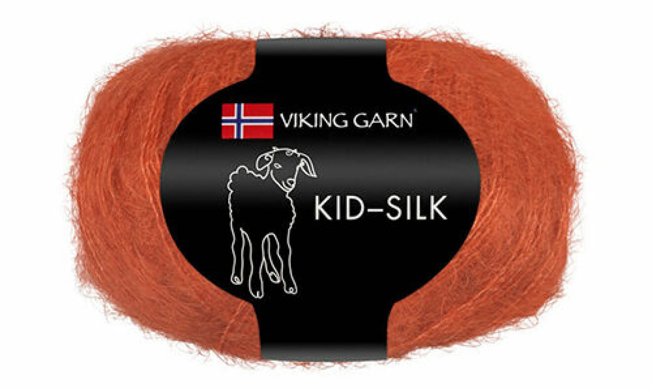 Garn kid silk Viking