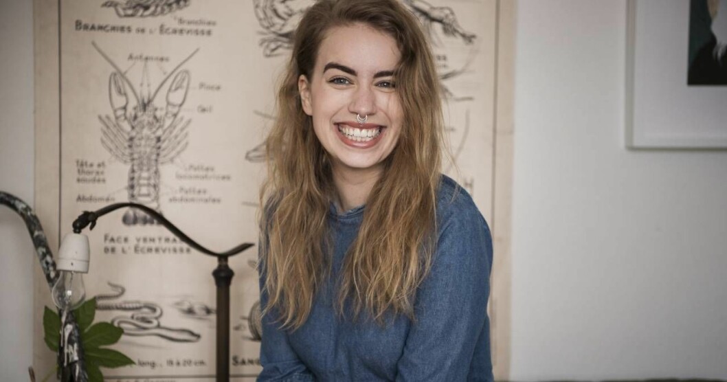 Porträtt av Gitte Mary som lever som bero waster 