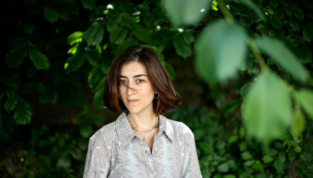 Gizem Erdogan som var med i Tunna blå linjen.