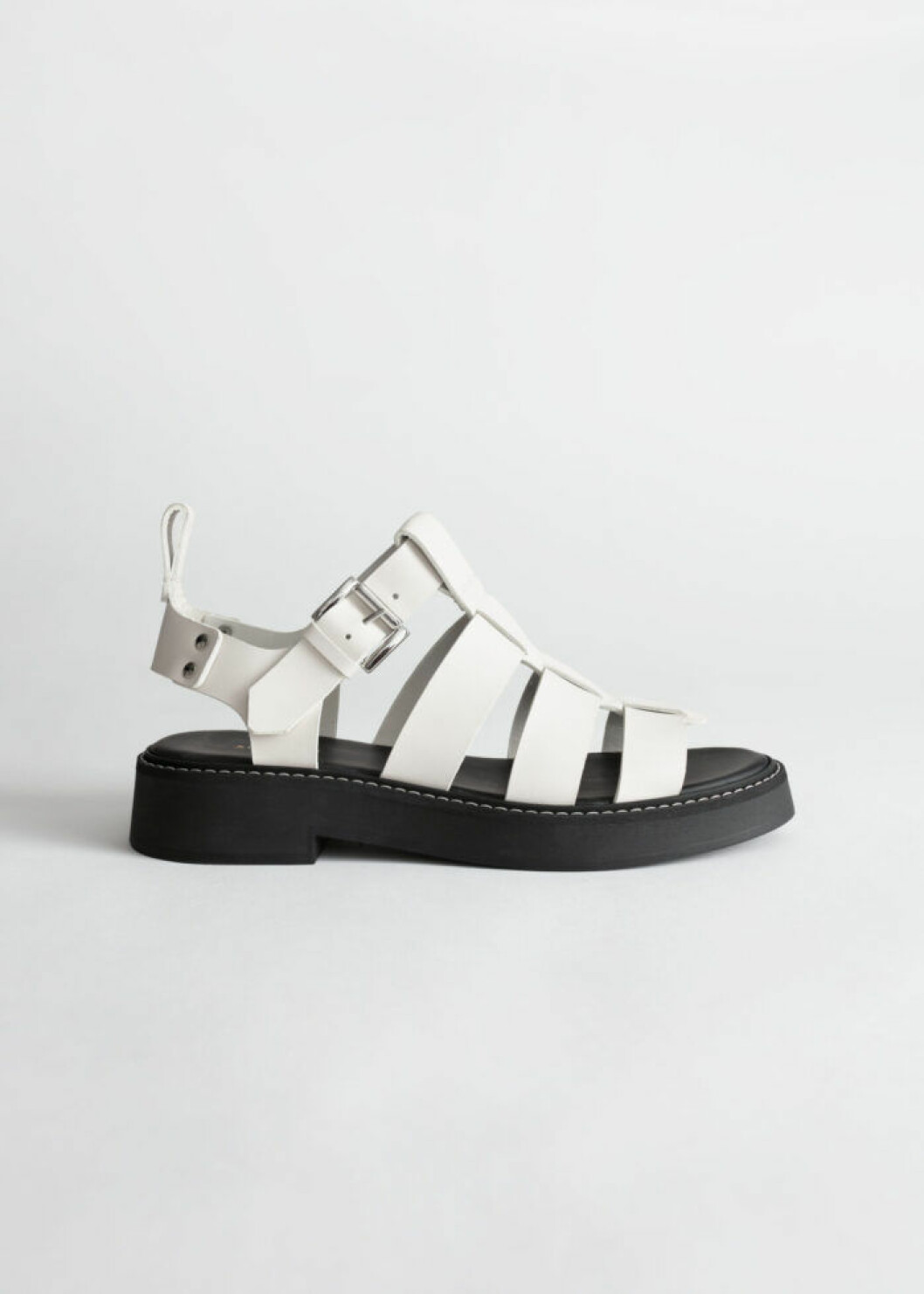 Gladiatorsandaler med platåsula