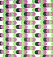 Göta Trägårdhs vilda mönster Kuling, i rosa, vitt, ljusgrönt och en murrig gröngrå.