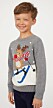 Grå tröja med ren på skidor från H&M