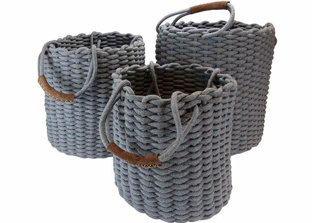 Grått korgset