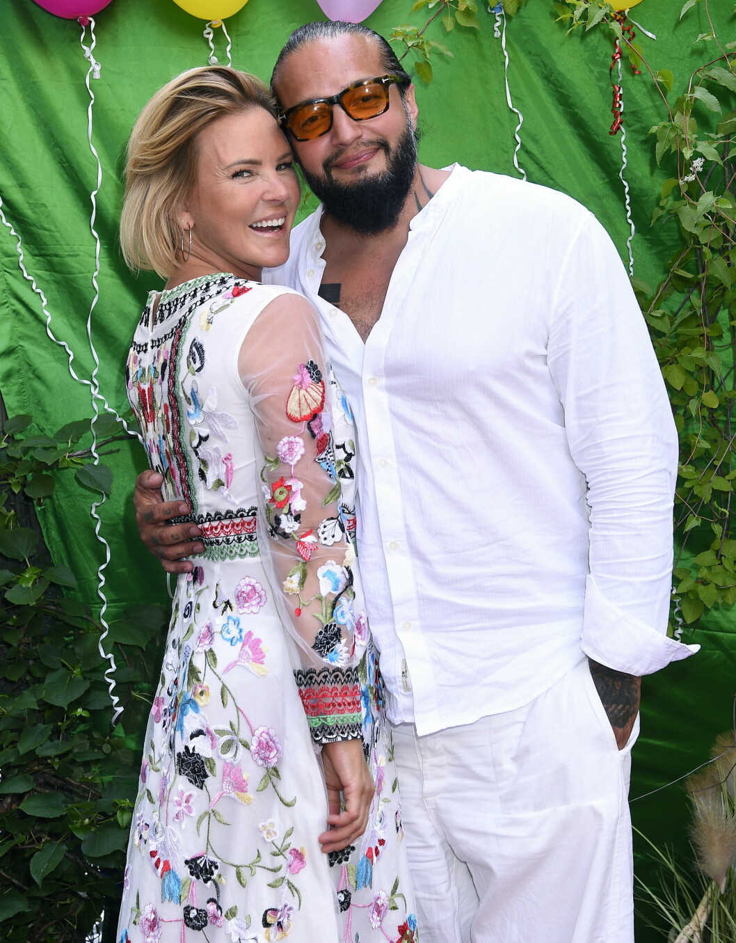 Magdalena Graaf har barn med tre ex-män. Här är hon fotograferad med nuvarande kärleken Louie Marti. magdalena graaf och louie marti