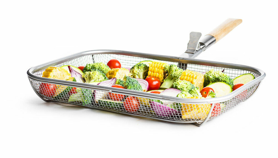 Grillkorg för fisk eller grönsaker.