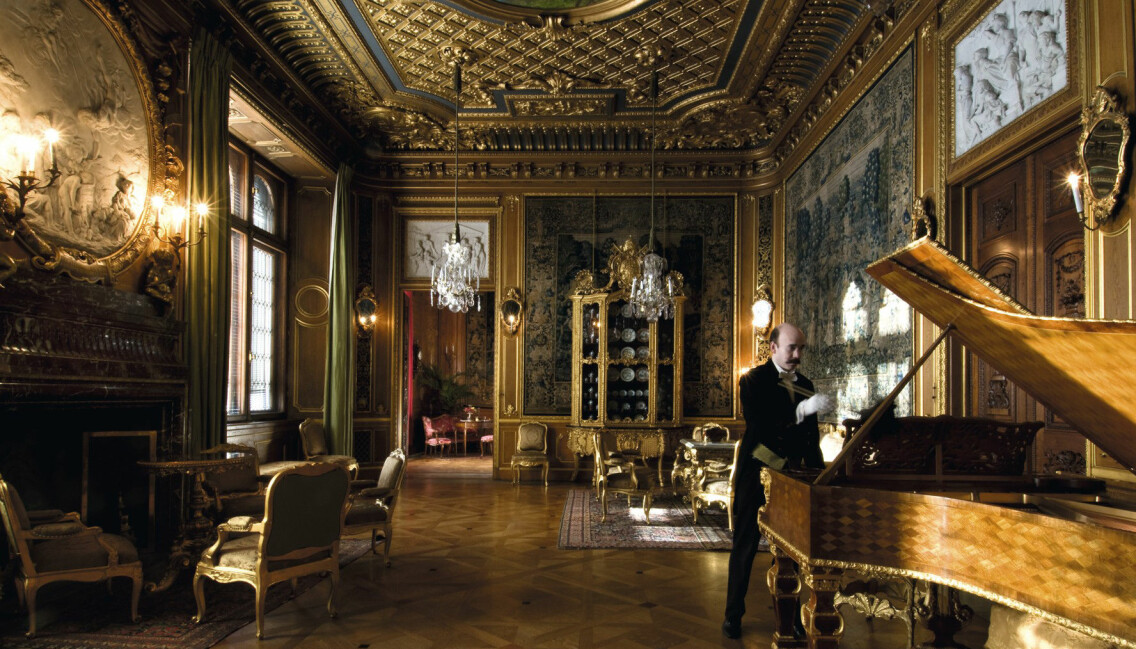 Salong i Hallwylska museet. Salong i Hallwylska museet.