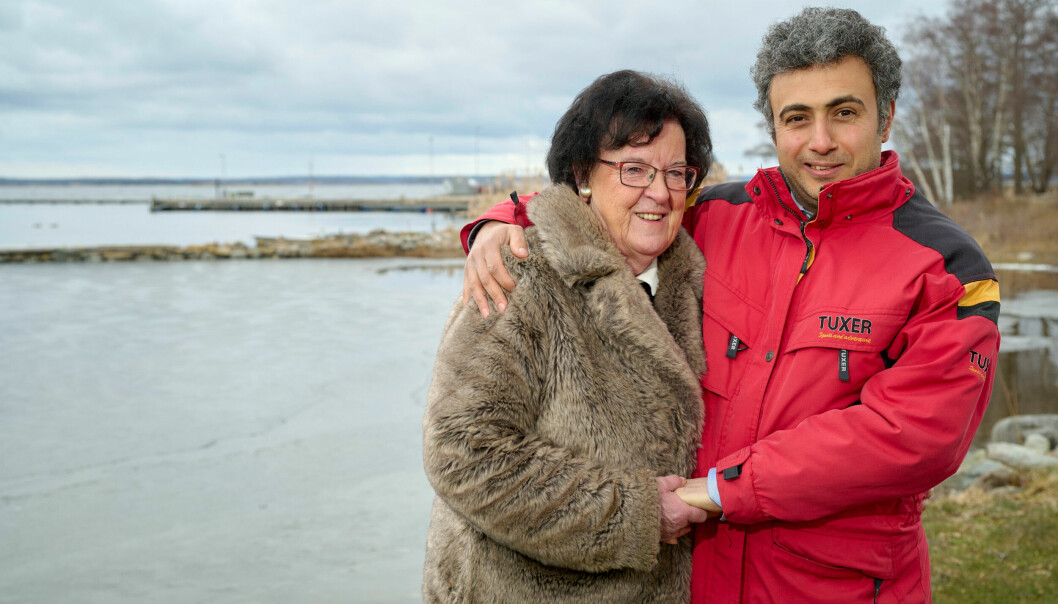 Hamzeh och Ulla har varit ett par i snart åtta år och kämpar fortfarande för att Hamzeh ska få stanna i Sverige.