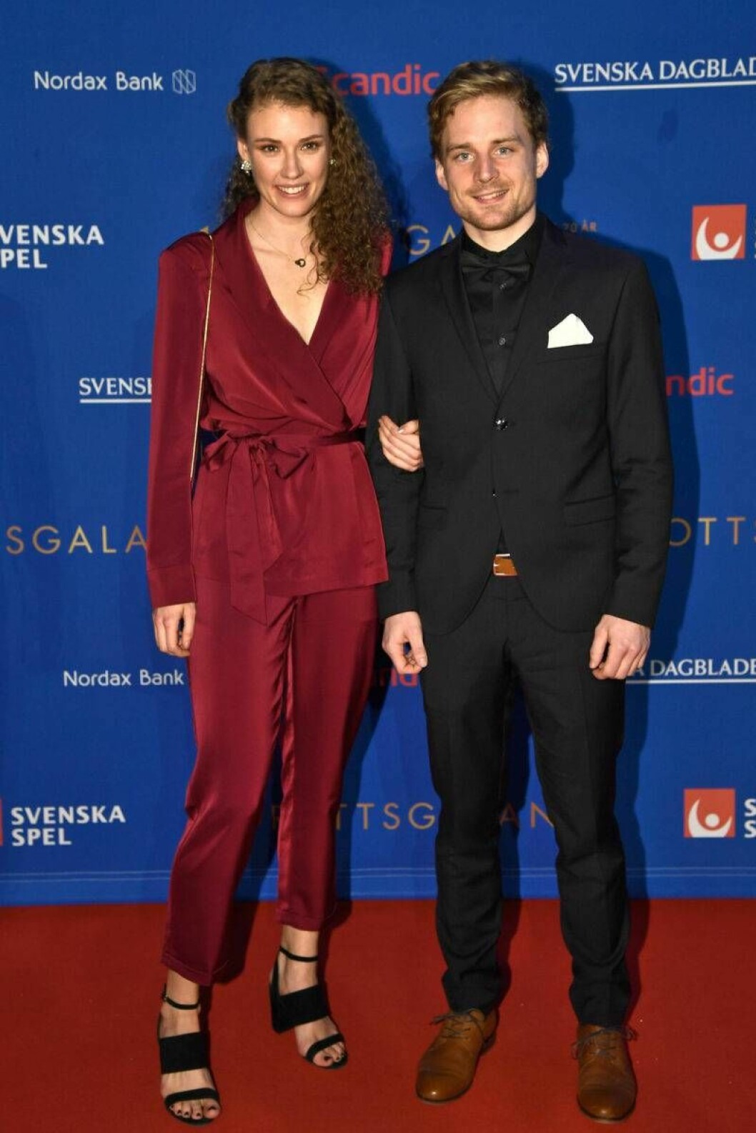 Röda mattan, Hanna Öberg och Jesper Nelin