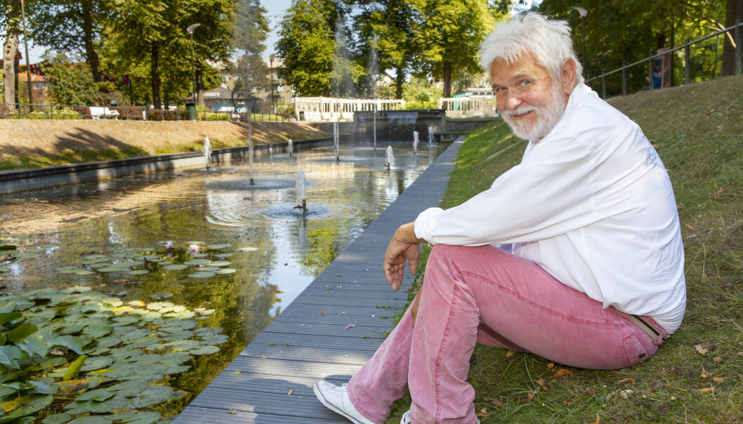 Hasse Andersson i Folkets park i Malmö.