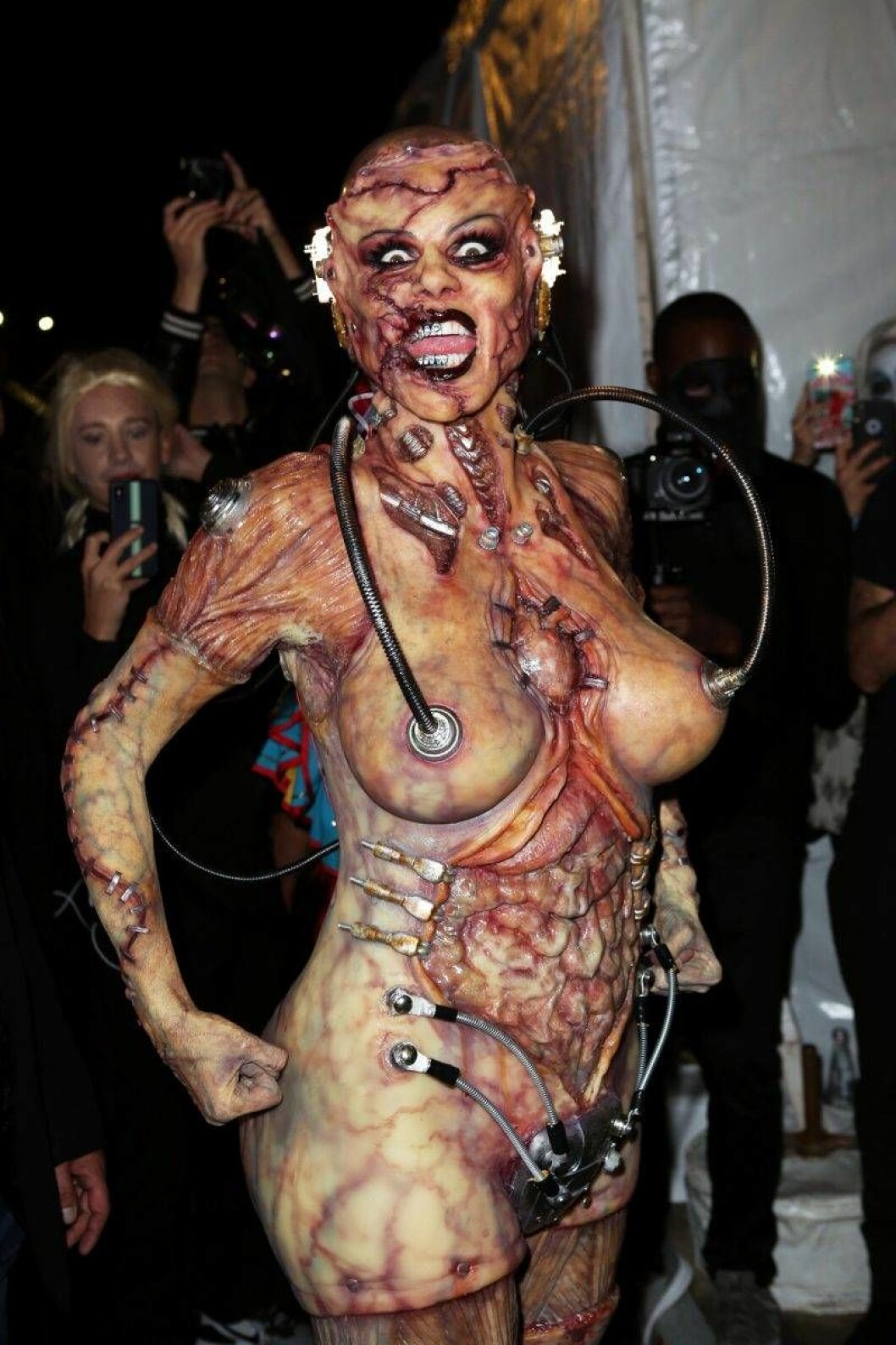 Heidi Klum på sin egen halloweenfest 2019