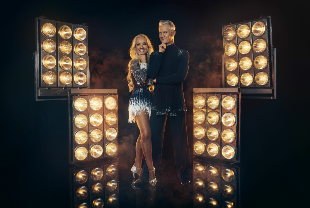 Henrik Fexeus och Malin Watson i Let's dance.
