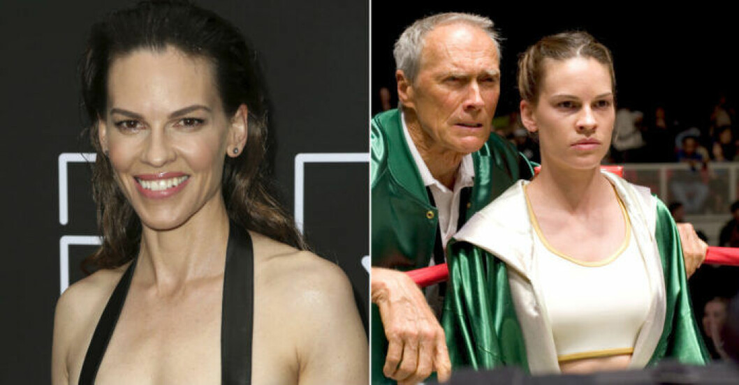 Hilary Swank spelar boxare i Million Dollar Baby. 