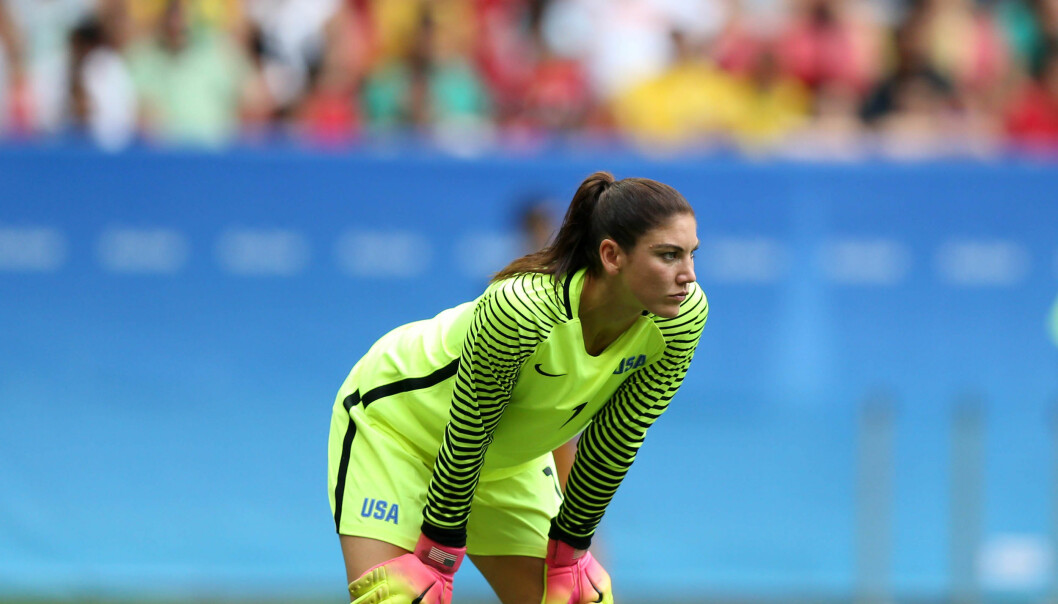 Hope Solo, målvakt i amerikanska landslaget