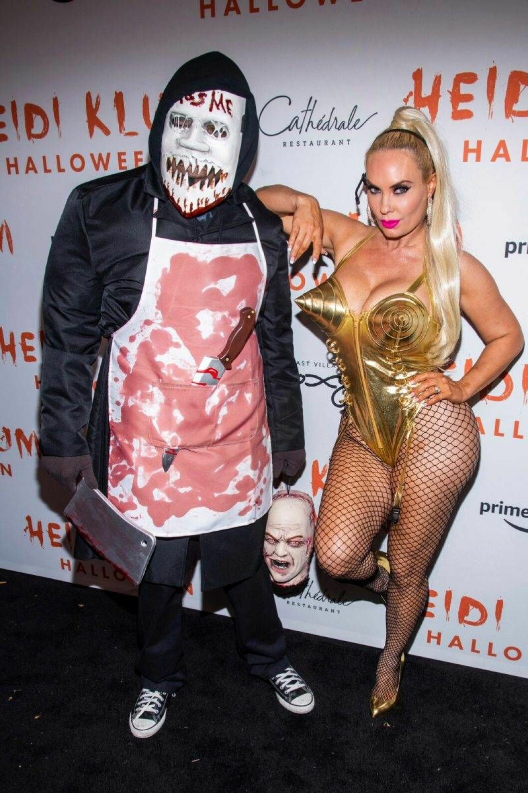 Ice-T och Coco Austin på Heidi Klums halloweenfest 2019