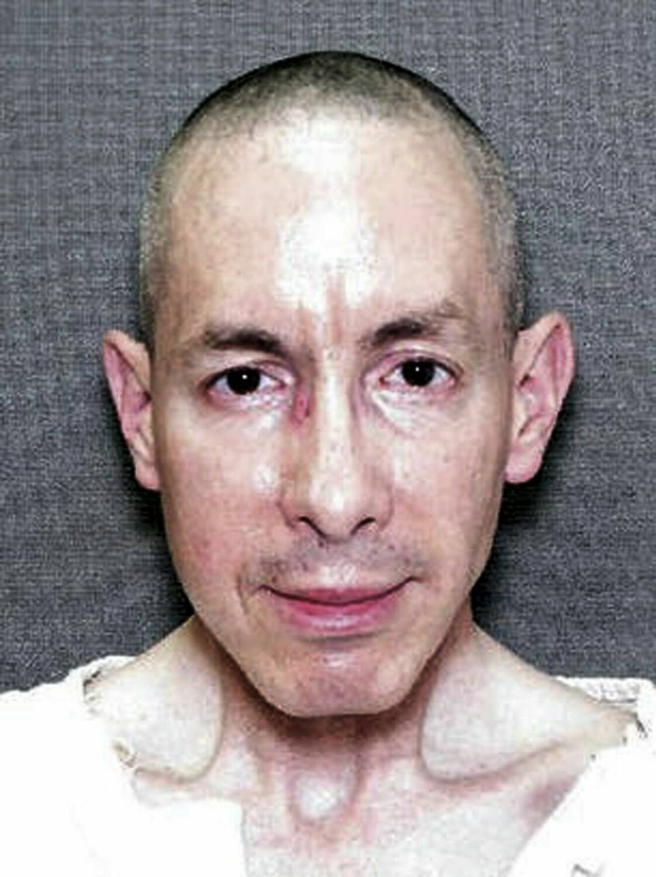 Sektledaren Warren Jeffs på en fängelsebild av hans ansikte.