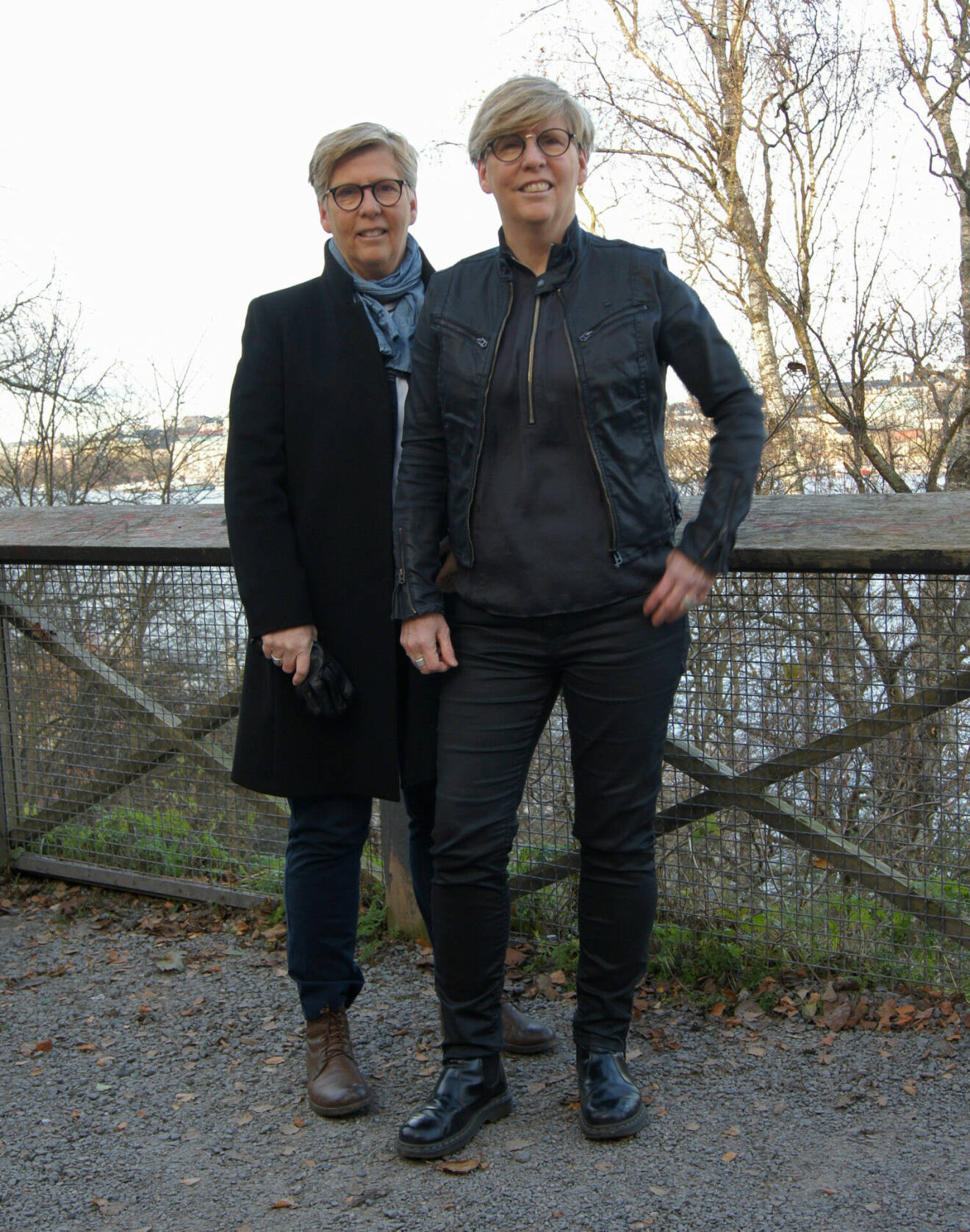 Maria och Eva på Södermalm.