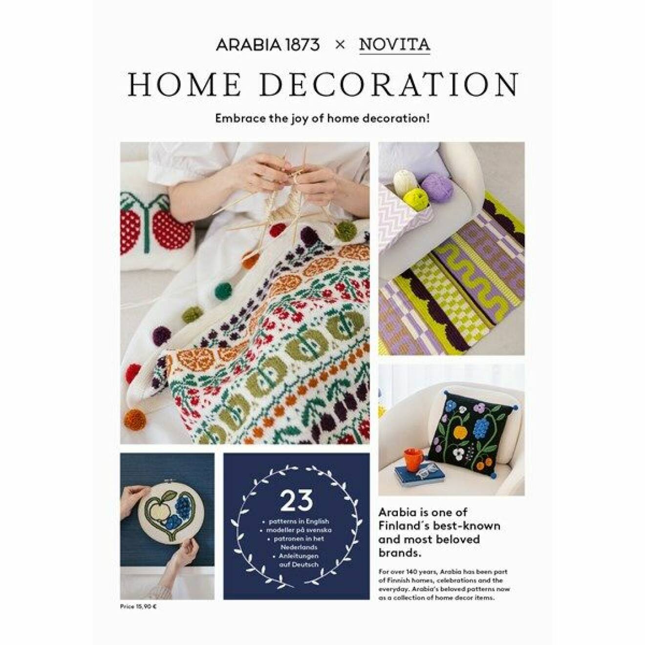 Omslaget för magasinet Home Decoration av Arabia och Novita.