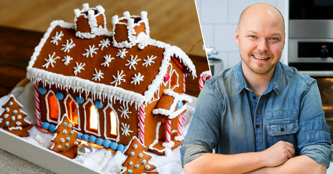 Fredrik Nylén driver bloggen Fredriks fika och ger tips och inspiration kring pepparkakshus.