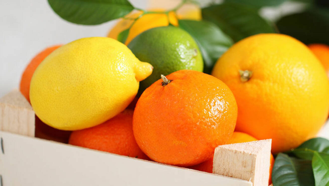 citrusfrukter är väldigt bra för dig när du är förkyld.