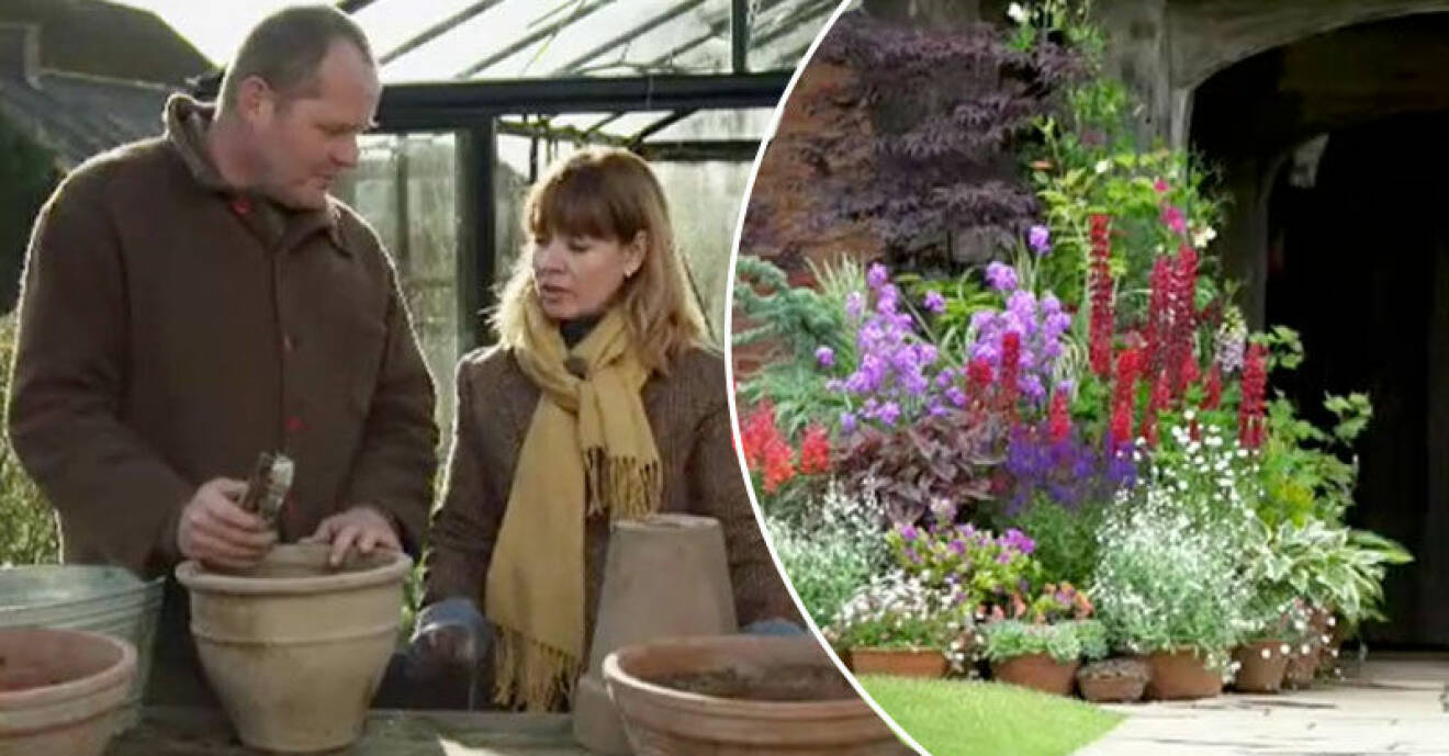 John Taylor och Pernilla Månsson Colt besöker engelska trädgårdar för att inspireras i Trädgårdstider.