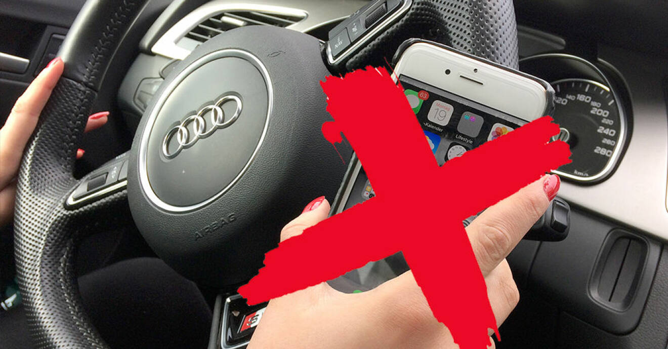 Nu kan du få böter direkt i väggrenen för att använda din telefon när du kör.