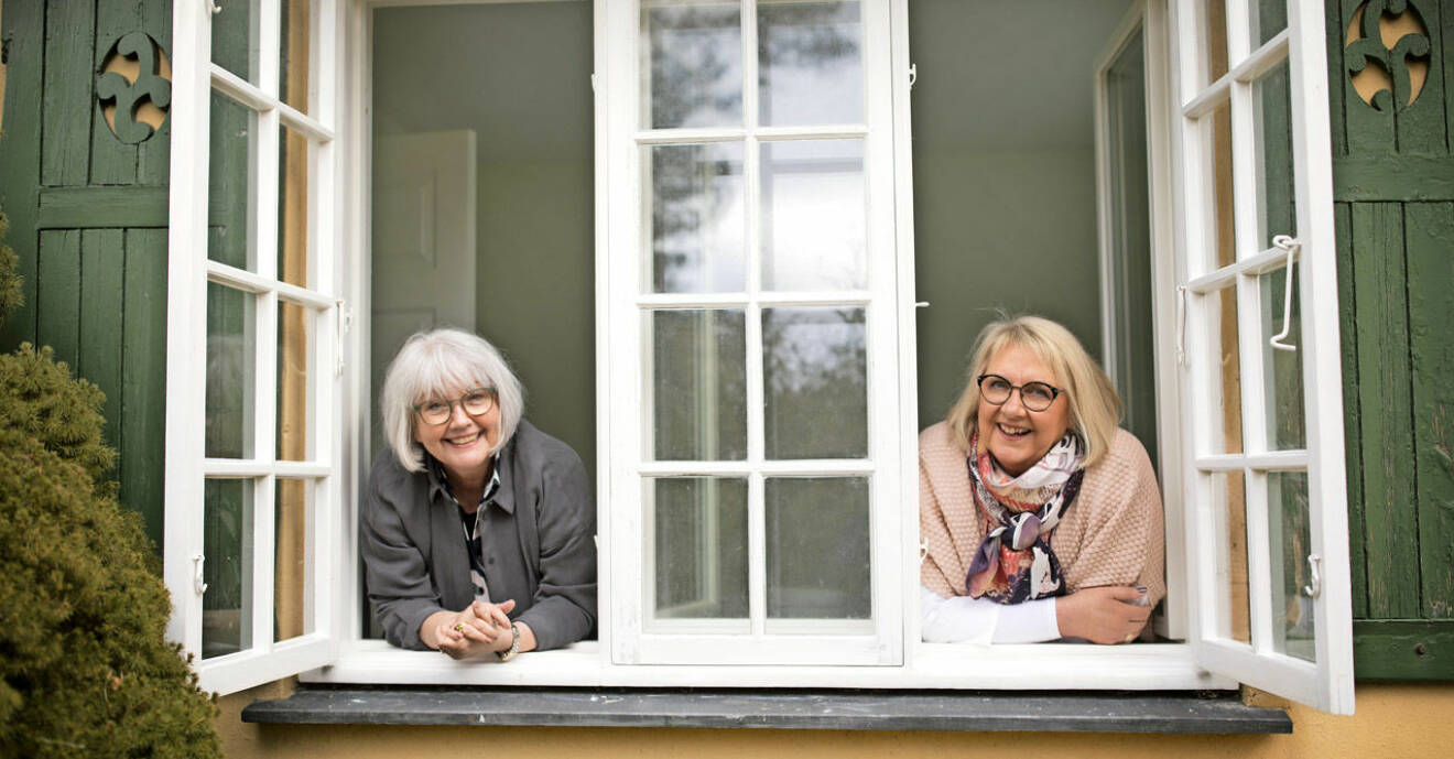Esther Tanne Damgaard och Ann Langballe – väninnorna som flyttade ihop.