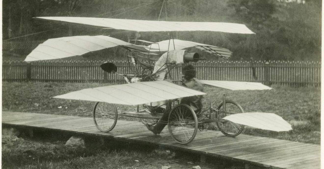 Ett äldre flygplan.