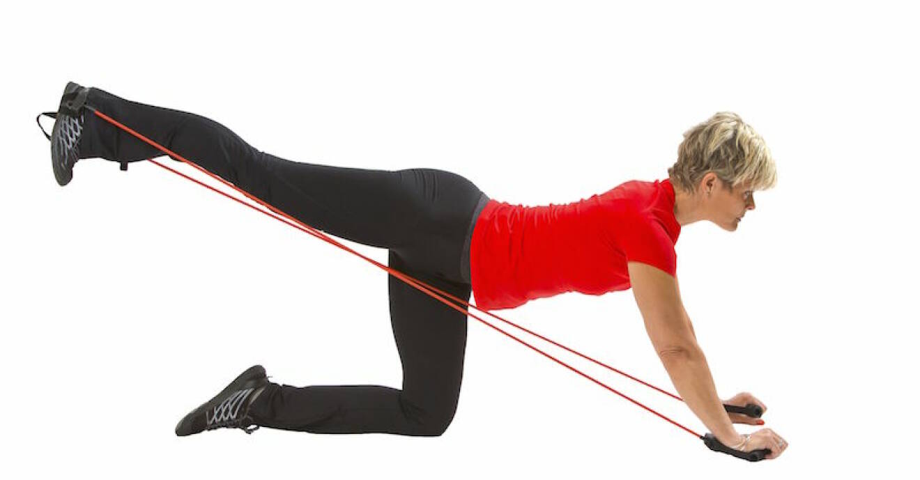 Träna med gummiband – Sju övningar för hela kroppen.