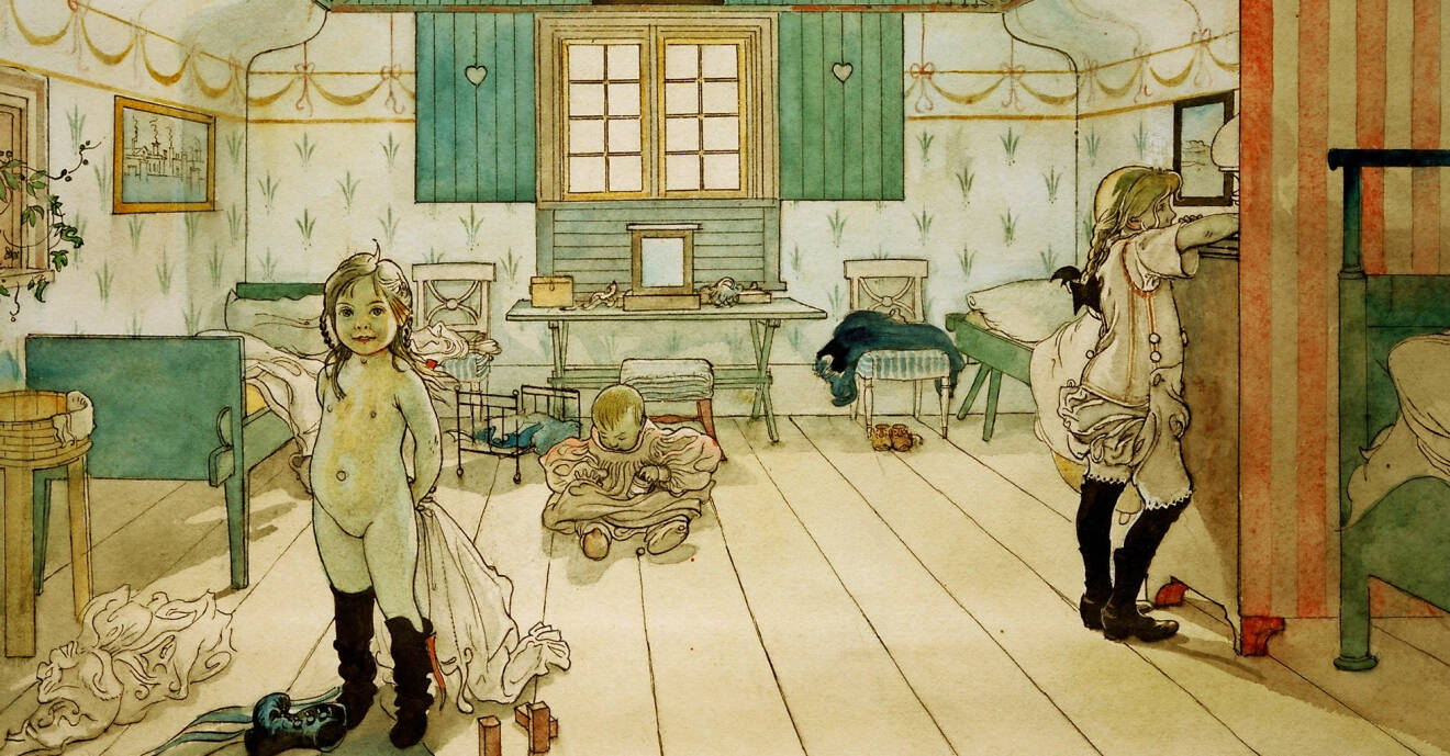 Carl Larsson-gården målad av Carl Larsson
