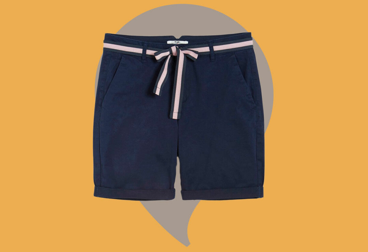 Shorts med bälte