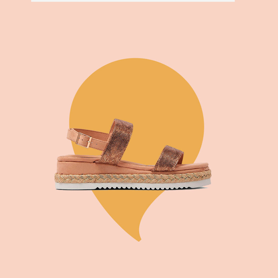 Rosa sandaler