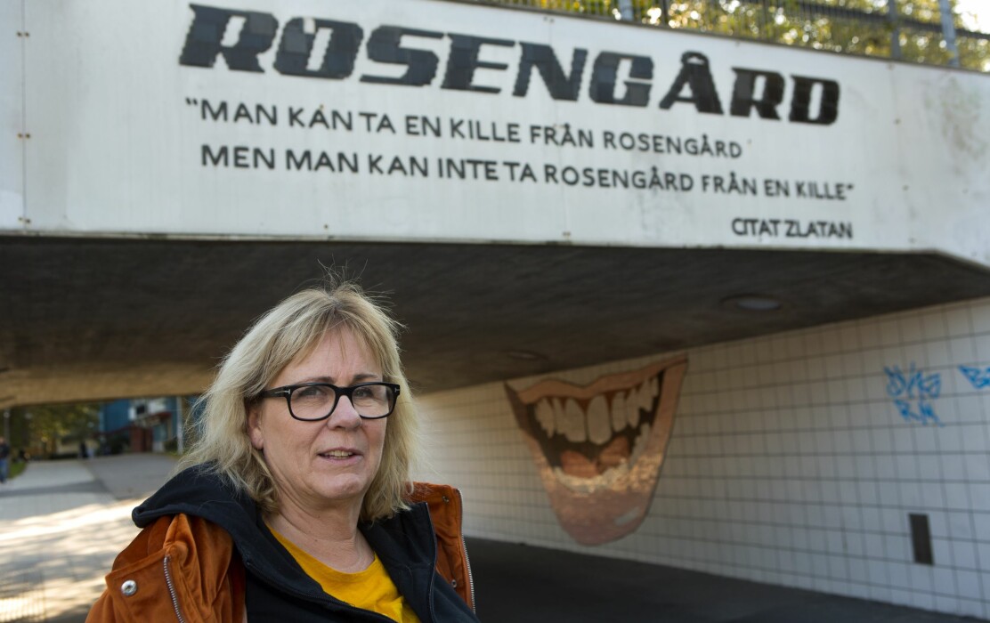 Sigruns hjärta klappar för stadsdelen Rosengård. Foto: Drago Prvulovic Sigrun Sigurdsson brinner för att hjälpa Rosengårds ungdomar.