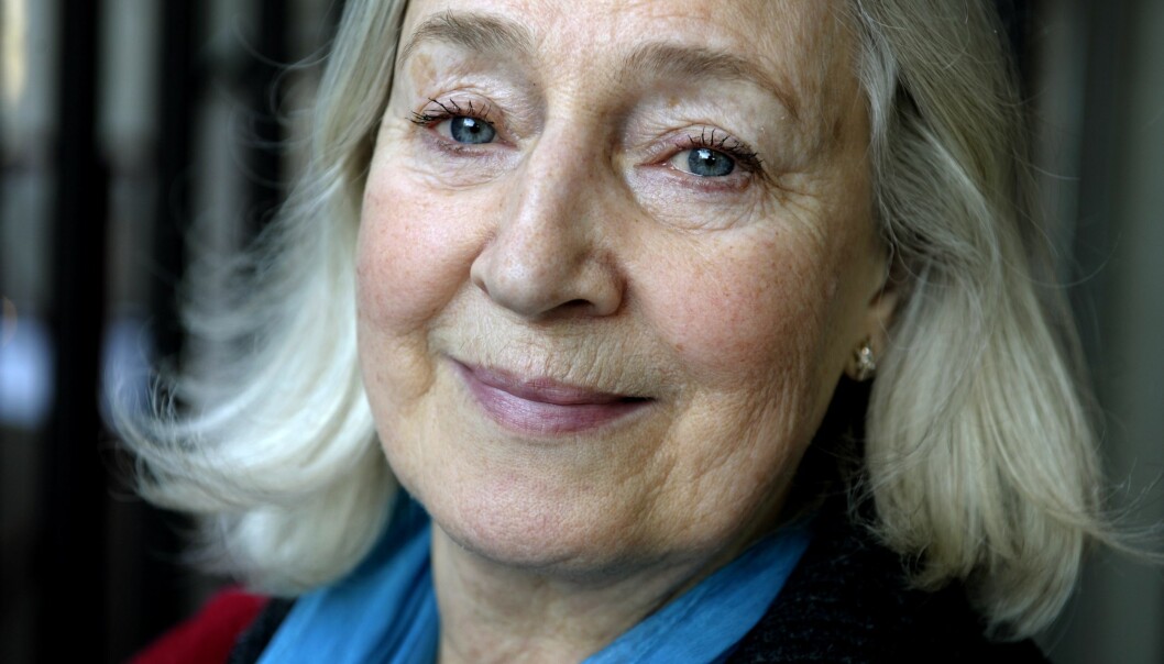 Inga-Britt Ahlenius. Foto: Janerik Henriksson/TT Inga-Britt Ahlenius tävlar i På spåret i SVT 2019/2020.
