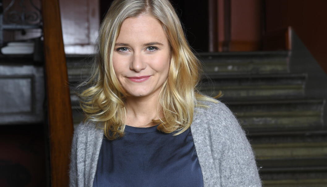 Ebba Hultkvist Stragne. Foto: Karin Törnblom/TT Ebba Hultkvist Stragne tävlar i På spåret i SVT 2019/2020.