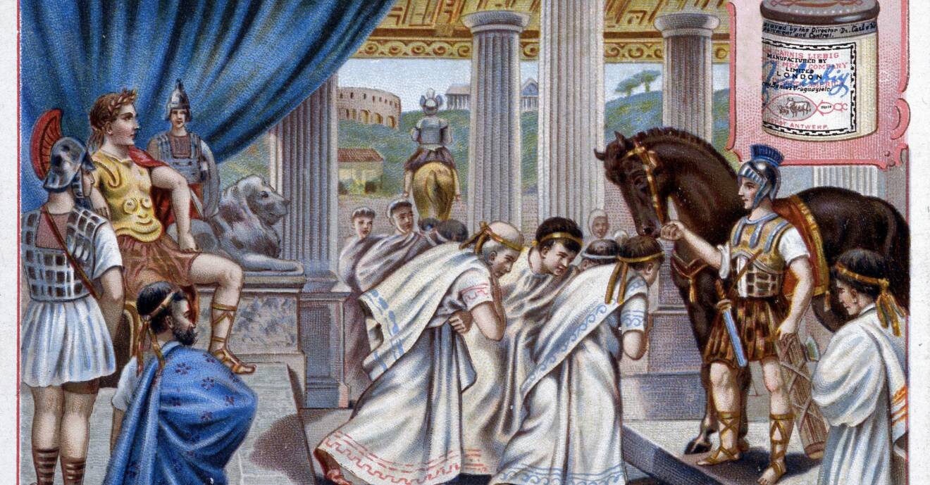 Kejsare Caligulas häst Incitatus.