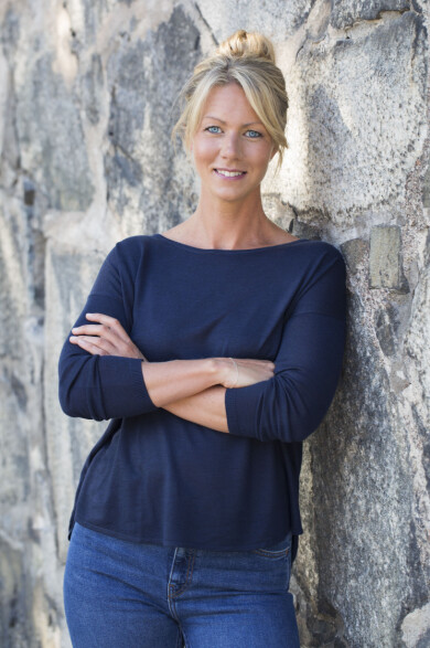 Kristina Andersson är näringsfysiolog och har skrivit flera böcker. Foto: Bianca Brandon Cox Näringsfysiolog Kristina Andersson.