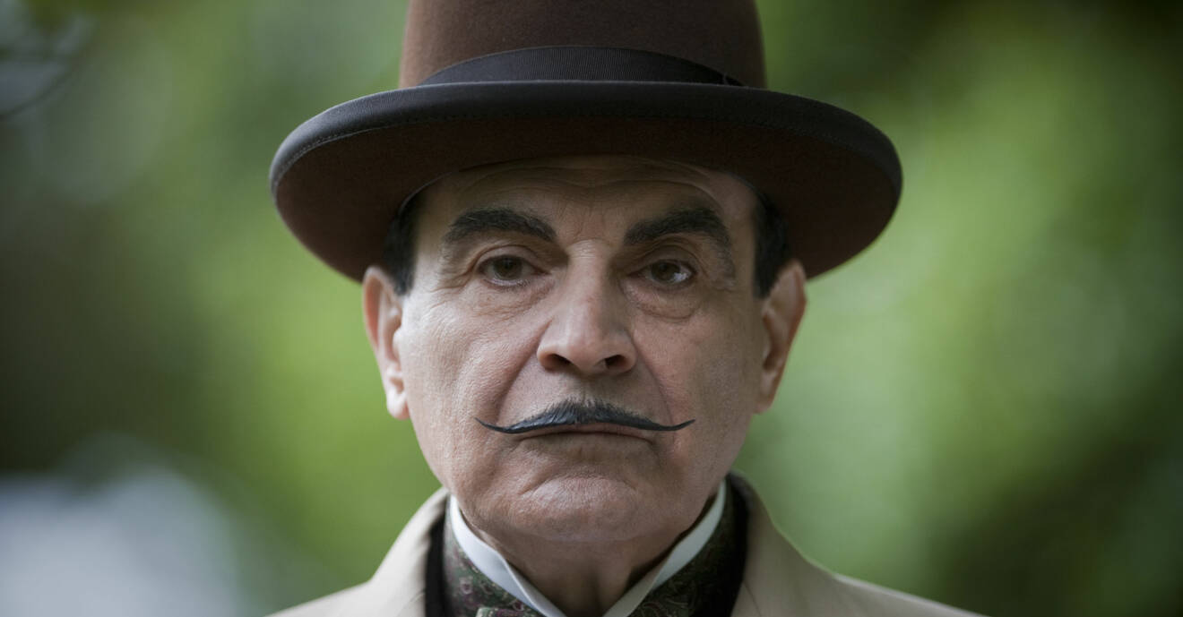 David Suchet som Hercule Poirot.