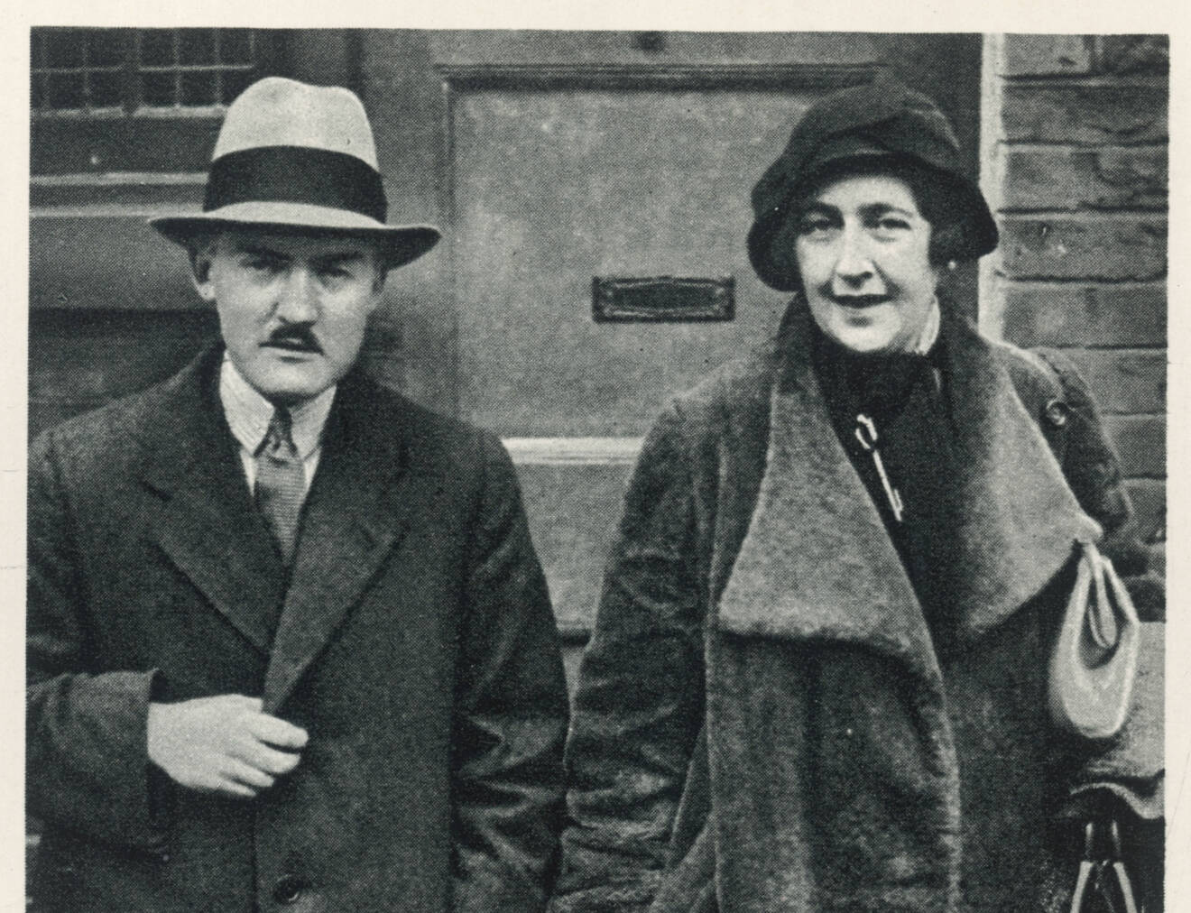 Agatha Christie med maken Max Mallowan