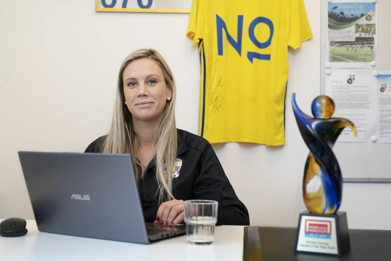 Sofie Nehvonen, har gått från att vara spelare till att bli verksamhetsansvarig för Gatans Lag