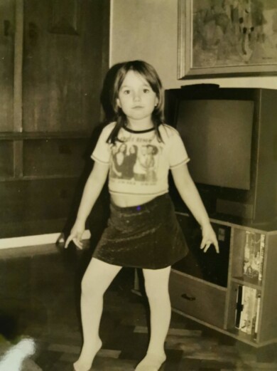Matilda Trodin som liten.