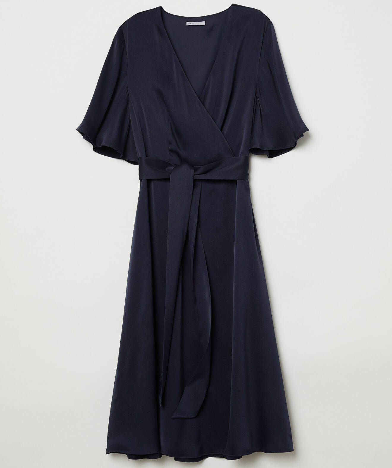 Marinblå klänning från H&amp;M