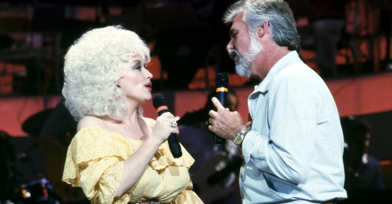 Dolly Parton och Kenny Rogers.