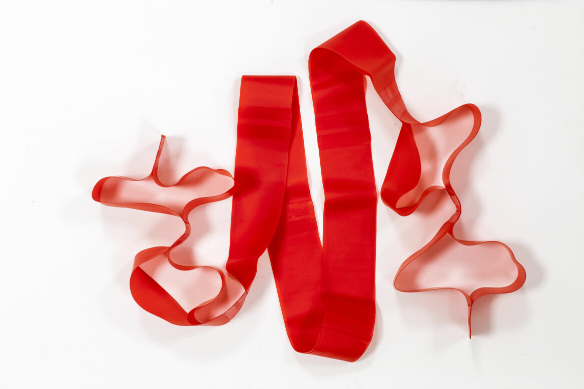 Träningsgummiband.
