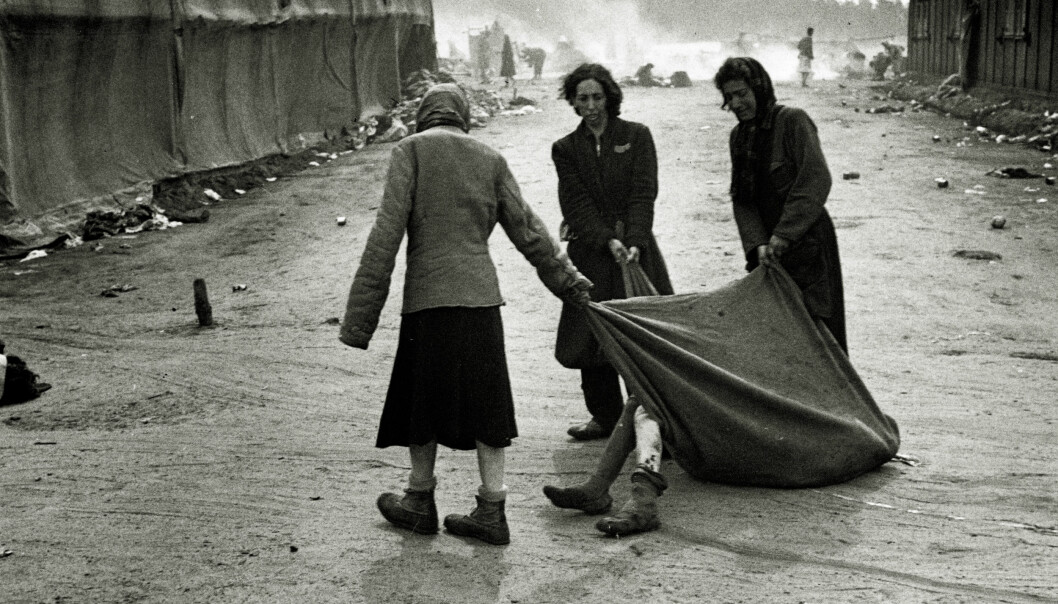 En bild från lägret i lägret i Bergen-Belsen, dit Jovan deporterats. <i>Foto: TT</i>