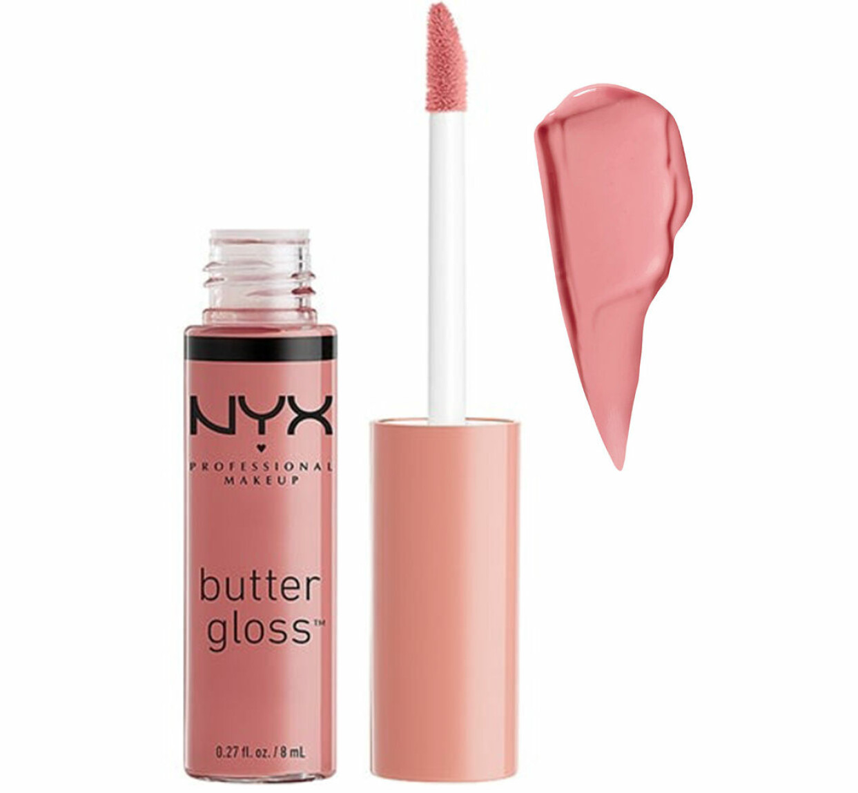 Lipgloss i färgen Tiramisu från Nyx Professional Makeup