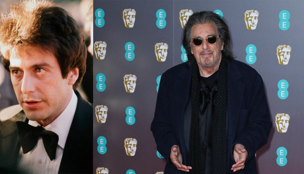 1974 satsade Al Pacino på stor fluga och fluffigt hår. Al Pacino på Oscarsgalan genom åren.