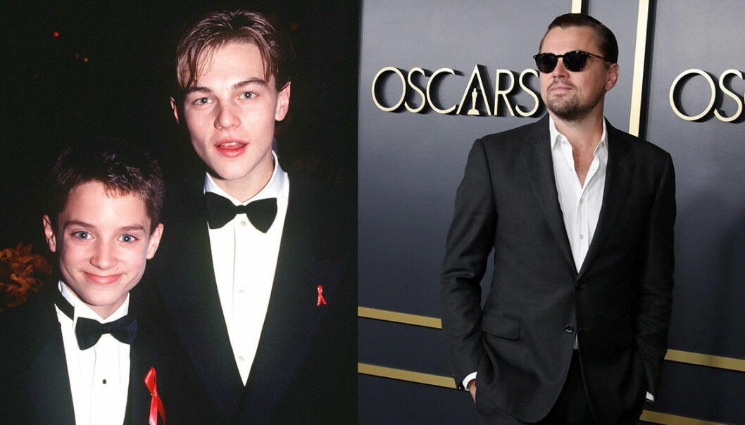 Visst kunde man ana redan då att de var två av framtidens största filmstjärnor? Leonrdo di Caprio på Oscarsgalan genom åren.
