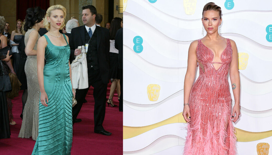 Lång väntan på nomineringarna resulterade i två på ett och samma år. Scarlet Johansson på Oscarsgalan genom åren.